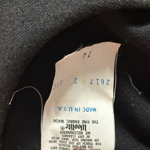 Leslie Faye Black & Copper Midi Length Vintage Dress Size 14 Excellent Condition - Picture 6 of 7